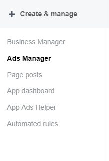 Facebook Ads Manager