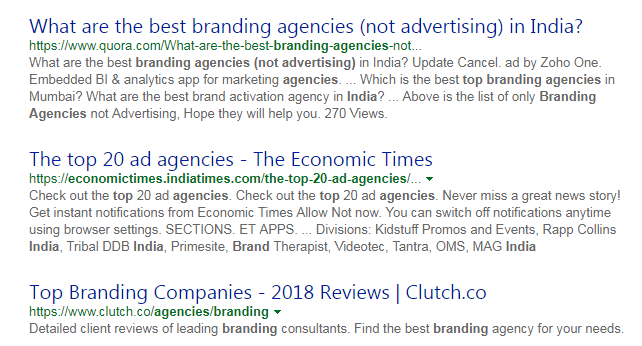 Top branding agencies in India Bing Search