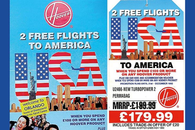 Hoover-free-flights-promotion-one-of-unsuccessful-marketing-campaigns