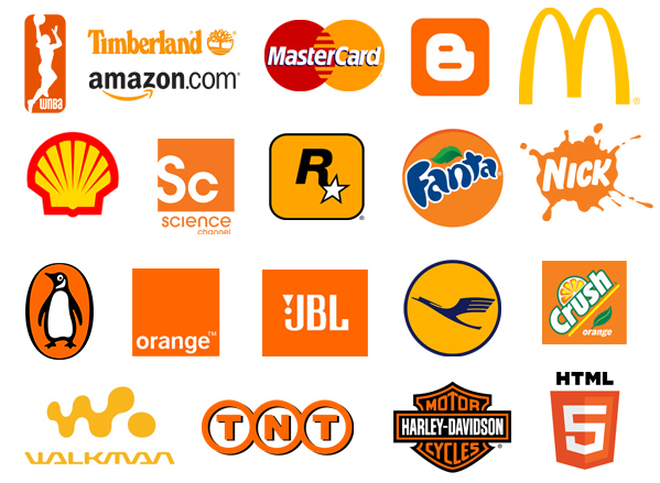 famous orange logos