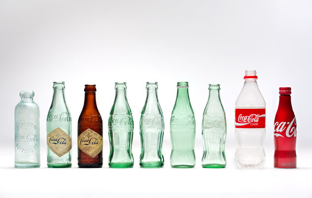 Coca Cola packaging design evolution