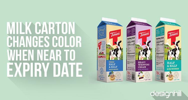 colour-sensitive milk carton