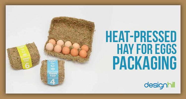 Hay Heat-Pressed for Eggs Packaging