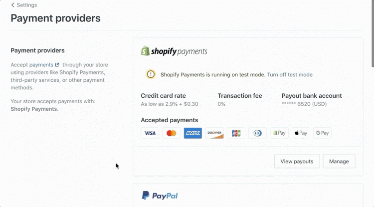 Shopify Payment Gateways