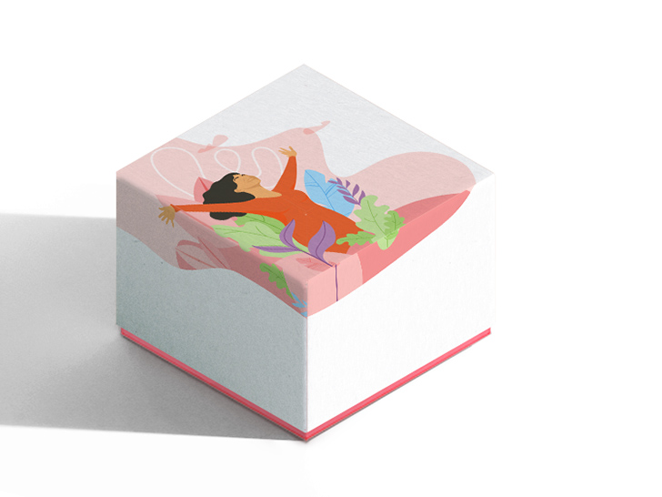 rigid box packaging design  for e-commerce business designed by litmus branding