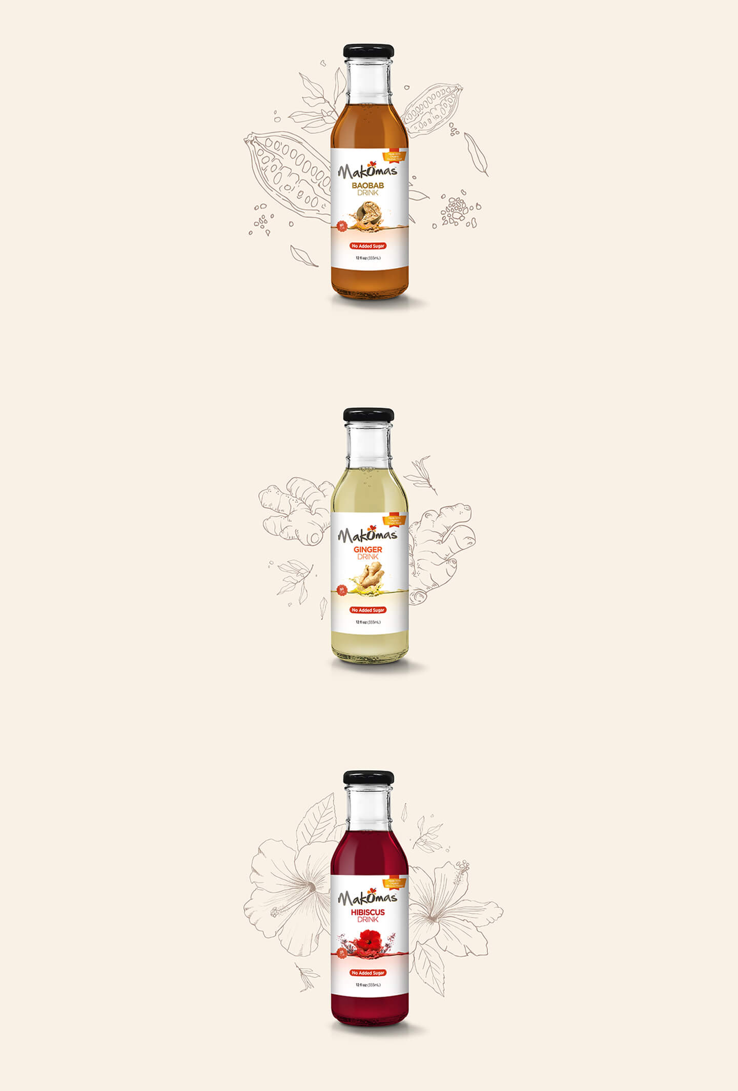 Bottle packaging design