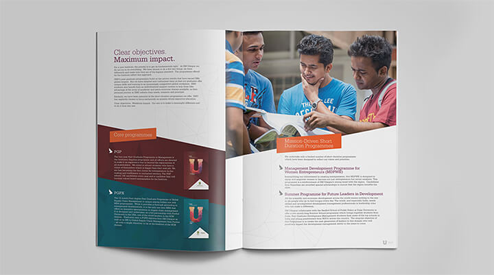 university brochure design