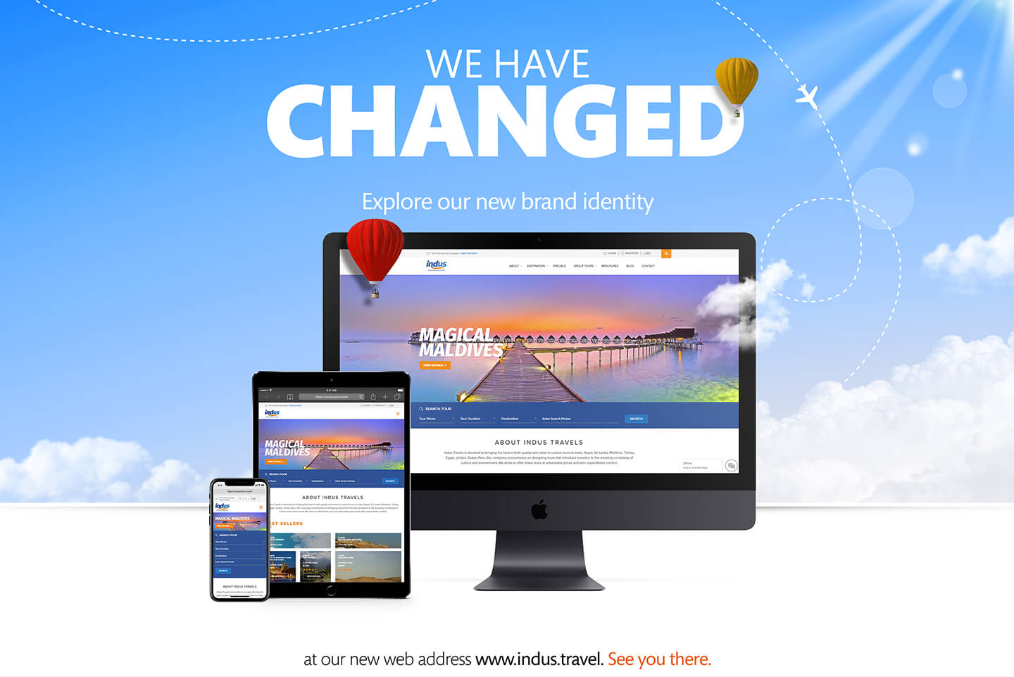 travel agency website design  