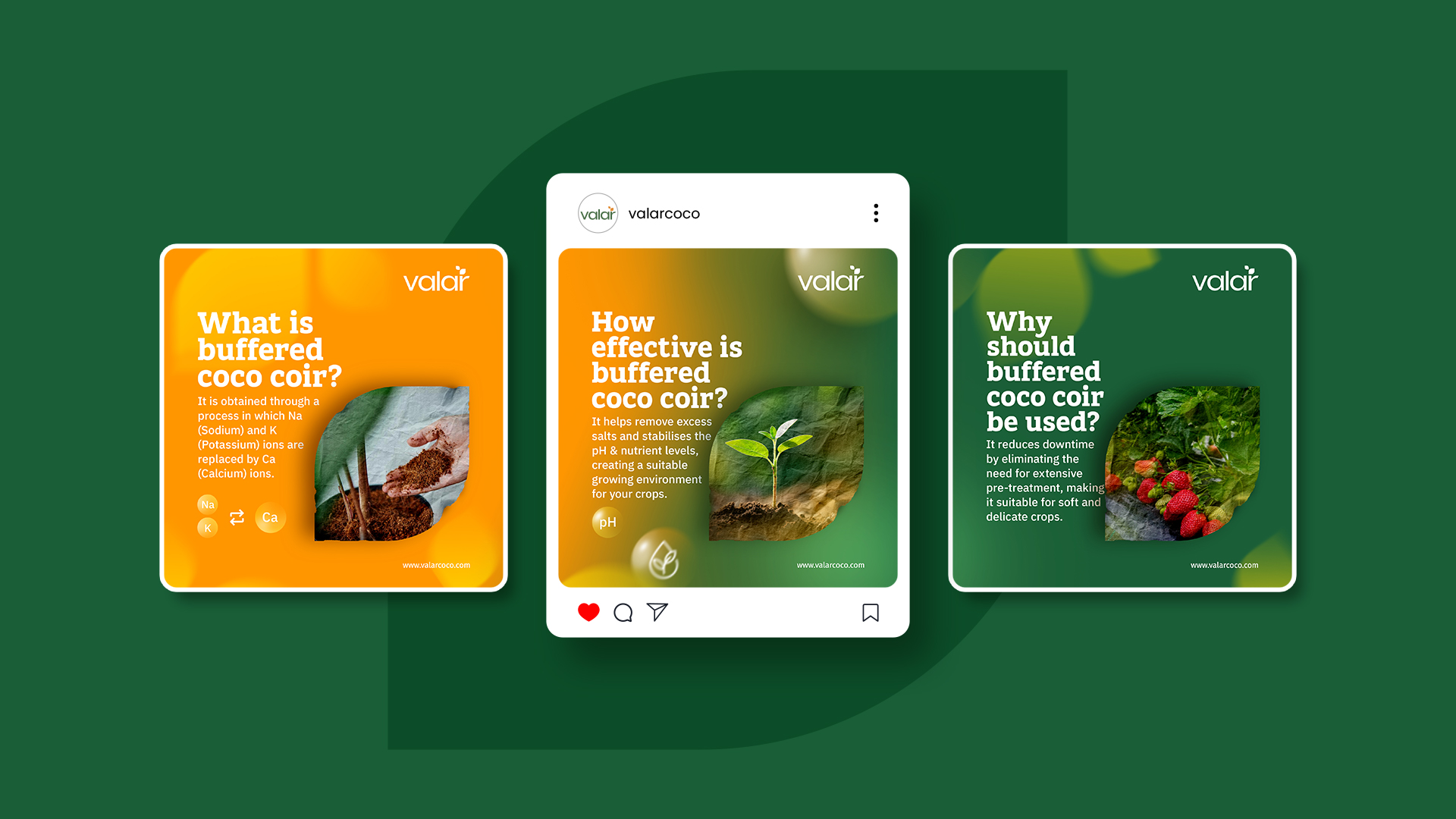 Social Media Images For Valar By Litmus Branding