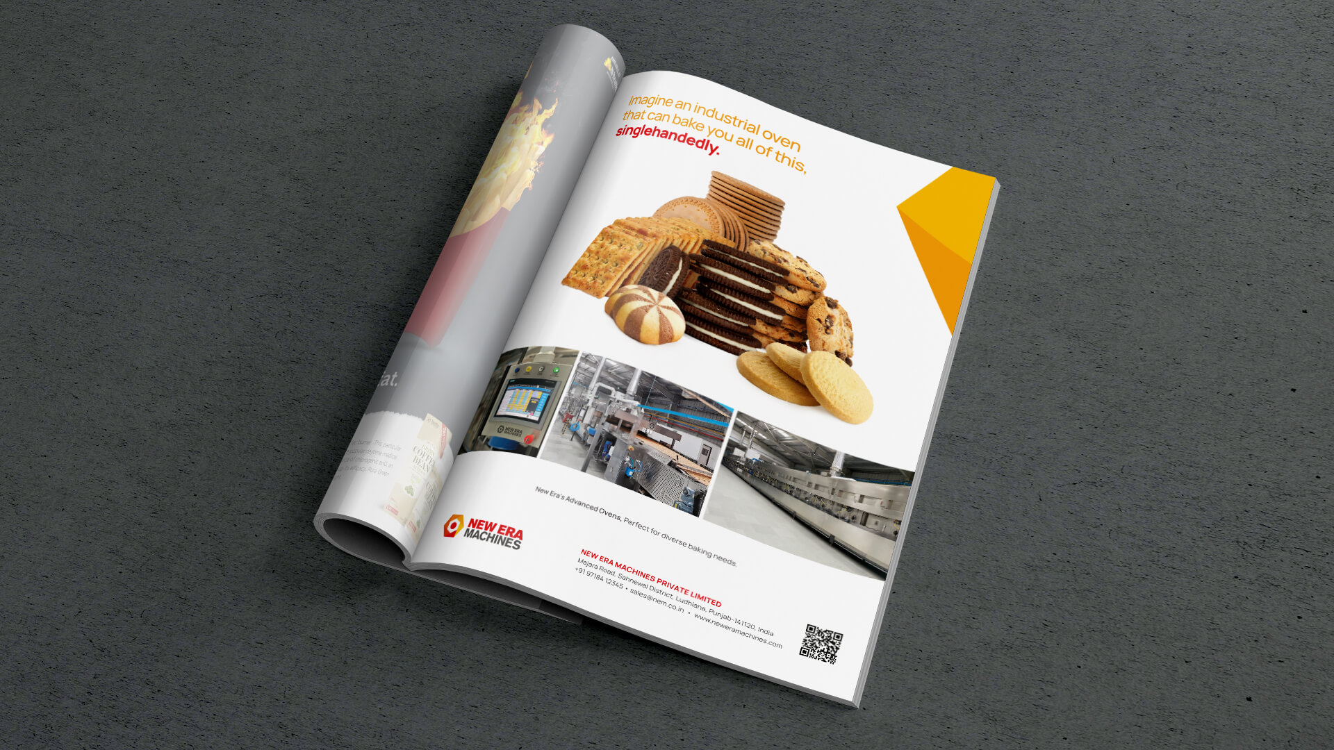 NEM Contemporary magazine layout by Litmus Branding