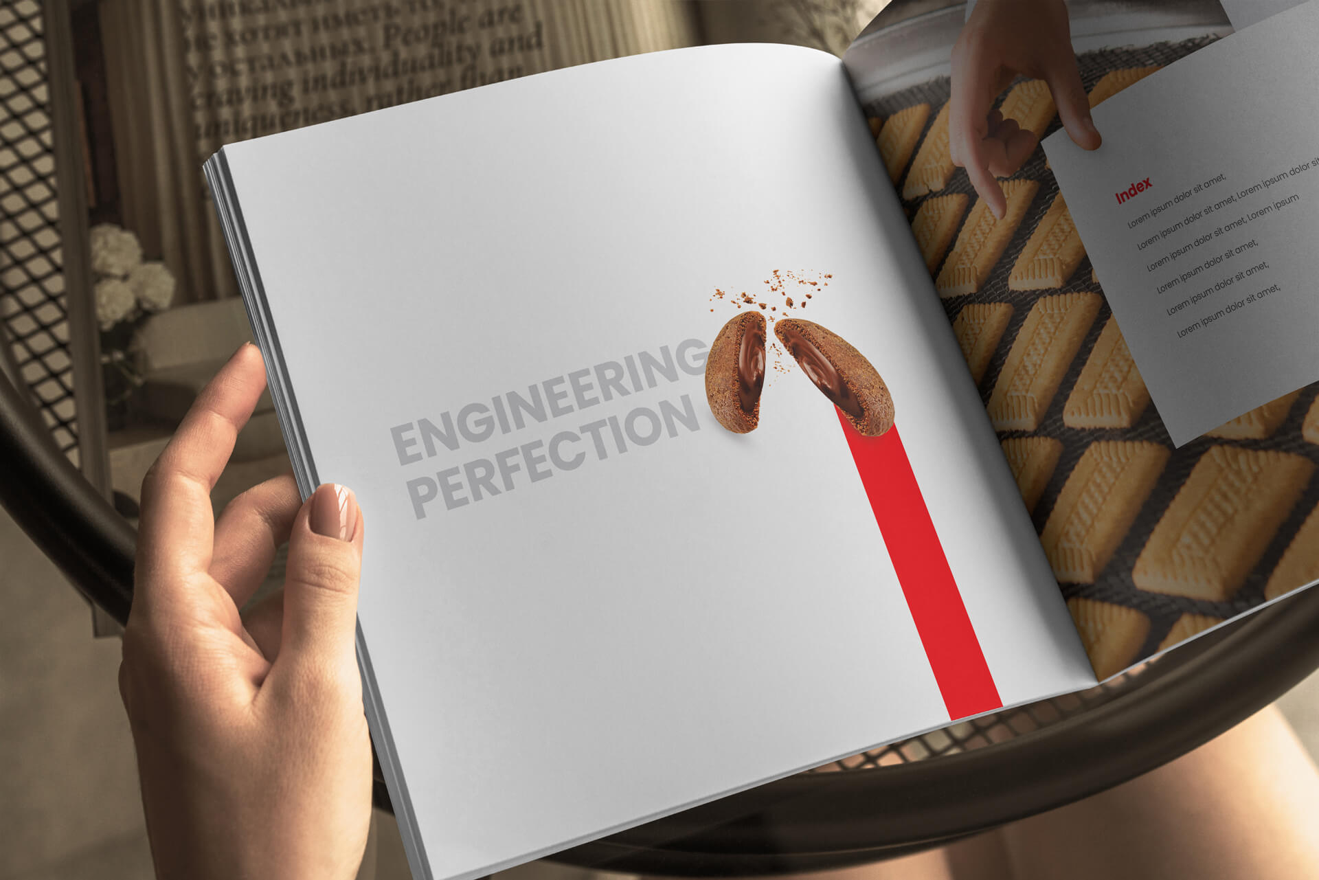 New Era machines brochure inside page design by Litmus Branding